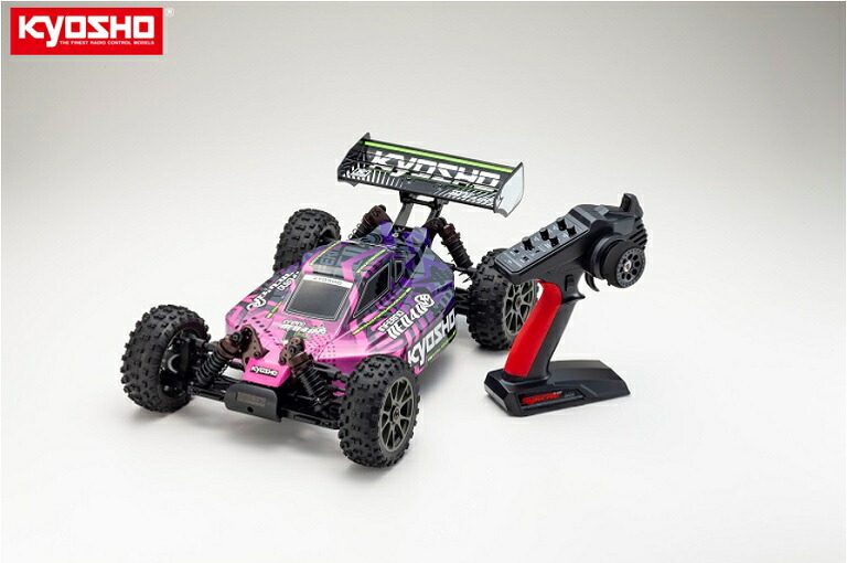 楽天市場】！【KYOSHO/京商】 34118T2 1/8スケール ラジオコントロール ブラシレスモーターパワード 4WD レーシングバギー  インファーノ NEO 4.0 VE カラータイプ2 (ホワイト／グリーン)KT-231P+付（完成品） ≪ラジコン≫ : 株式会社エンジェルスジャパン