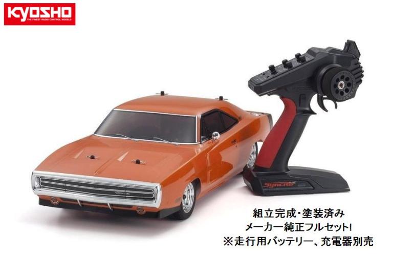！【KYOSHO/京商】 34417T1C　1/10 電動RC 4WDツーリング レディセット フェーザーMk2 1970 ダッジ チャージャー 1970 ヘミオレンジ（シンクロKT-231P+付） 完成車 ≪ラジコン≫ 【走行用バッテリー、充電器別売】