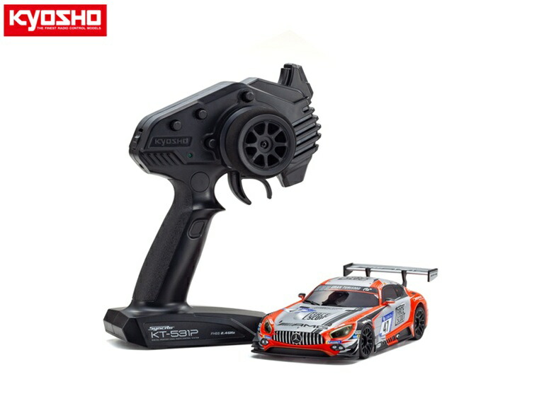 ！【KYOSHO/京商】 32367FRS 1/27 電動RC ミニッツMR04 RWDシリーズ レディセット Mercedes-AMG GT3 No.47 24H Nurburgring 2018（完成品） ≪ラジコン≫