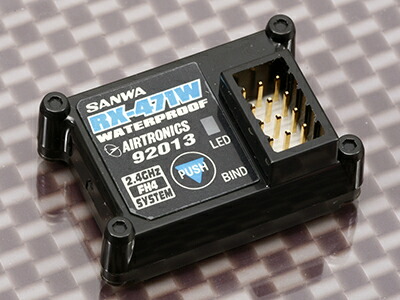 107A41131A RX-471W 2.4GHz 4ch FHSS4 FHSS3 WATERPROOF 受信機