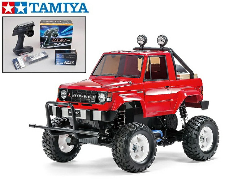 楽天市場】！【TAMIYA/タミヤ】 58727 1/10 電動RC 三菱 パジェロ (CW-01シャーシ） 組立キット+45053  NEWファインスペック電動RCドライブセット +チャンプオリジナル：フルボールベアリング（未組立） ≪ラジコン≫ : 株式会社エンジェルスジャパン