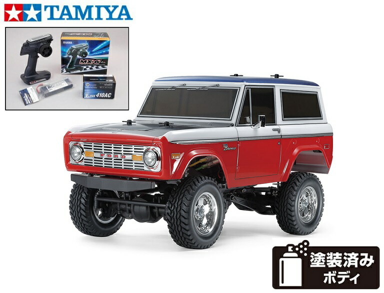 【楽天市場】！【TAMIYA/タミヤ】 58736 1/10 電動RC フォード バハ ブロンコ (CC-02シャーシ) 組立キット+45053  NEWファインスペック電動RCドライブセット （未組立） ≪ラジコン≫ : 株式会社エンジェルスジャパン