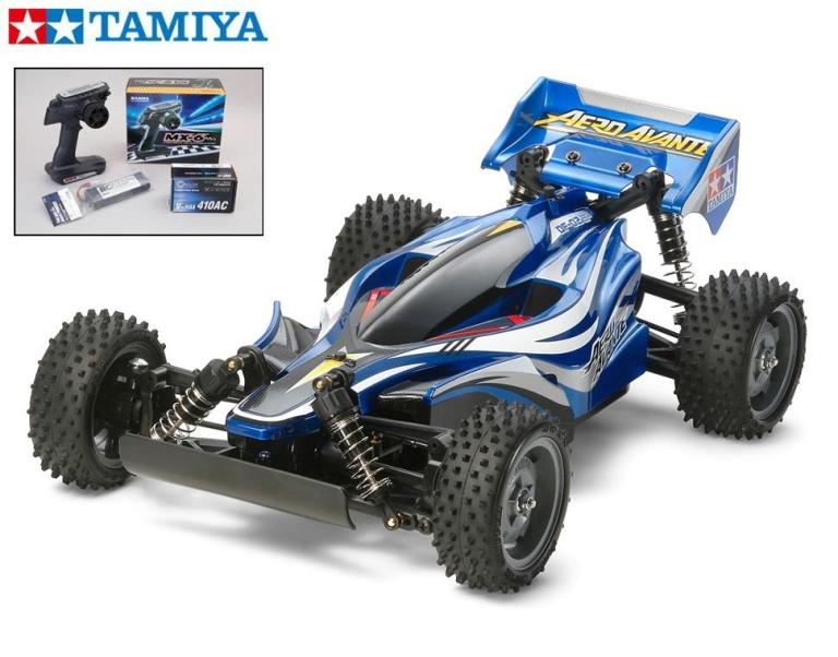 ！【TAMIYA/タミヤ】 58550 1/10 電動RC　エアロアバンテ （DF-02シャーシ）組立キット・サンワ：MX-6 コンピュータプロポ付フルセット+チャンプオリジナル：フルボールベアリング （未組立） ≪ラジコン≫