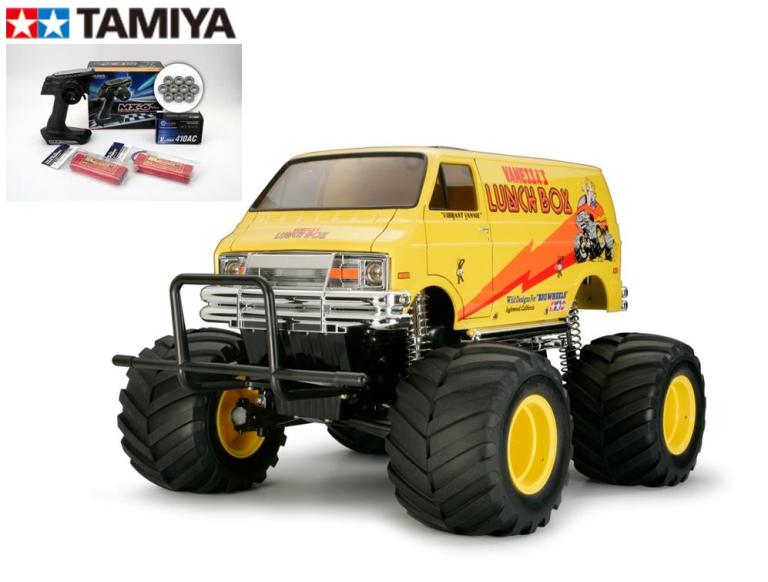 楽天市場】！【TAMIYA/タミヤ】 58347 1/12 電動RCランチボックス（2005）・サンワ：MX-6 コンピュータプロポ付フルセット +チャンプオリジナル：フルボールベアリングセット（未組立）≪ラジコン≫ : 株式会社エンジェルスジャパン