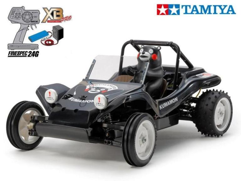 楽天市場 Tamiya タミヤ 575 1 10 電動rc 完成セット Xb Rcバギー くまもんバージョン Dt 02シャーシ ブラック ラジコン 株式会社エンジェルスジャパン