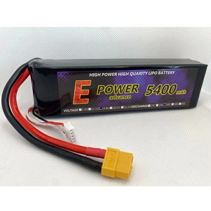 E POWER advance LIPO 5400mA4S45/90C　最新セルバージョン