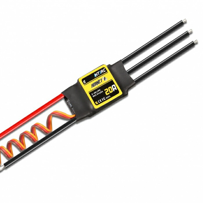 楽天市場】飛行機・ヘリ用ブラシレスアンプ 40A HORNET40A2-6S用 : RC