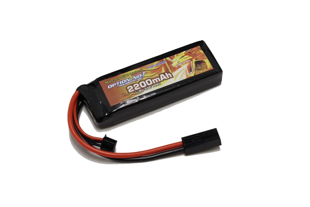 楽天市場 ネコポス対応 Option No 1 オプションno 1 Gb 0012m マッチドリポバッテリー High Power Lipo7 4v2200mah ラジコン夢空間