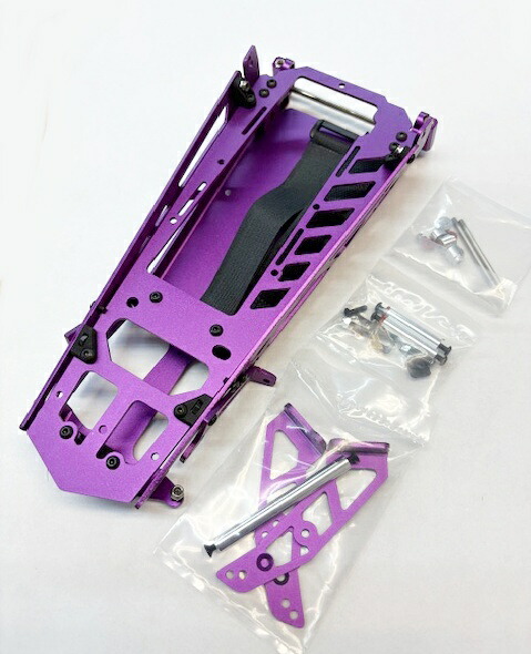 OPTION No.1(オプションNo.1)/WHO-001PU/アルミシャーシフレーム/グラスホッパー、ホーネット（パープル/限定）