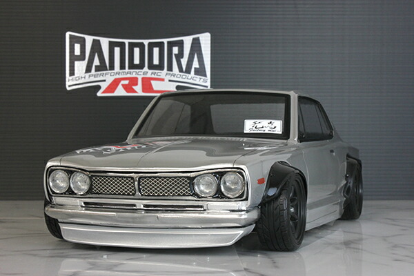 楽天市場 基本送料無料 パンドラrc Pandora Rc Pab 23 Nissan スカイライン Ht 00gt R Kpgc10 Custom クリアボディセット 未塗装 ラジコン夢空間