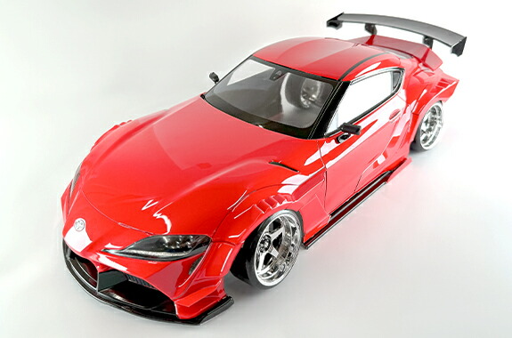 Reve D（レーヴ・ディー）/DB-WT90/ウエインズトヨタ神奈川 &times; 俺だっ!レーシング スープラ ボディーセット(未塗装/未組立)｜ラジコン夢空間
