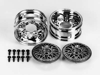 楽天市場】タミヤ R/C SPARE PARTS SP-741 メッシュホイール (金