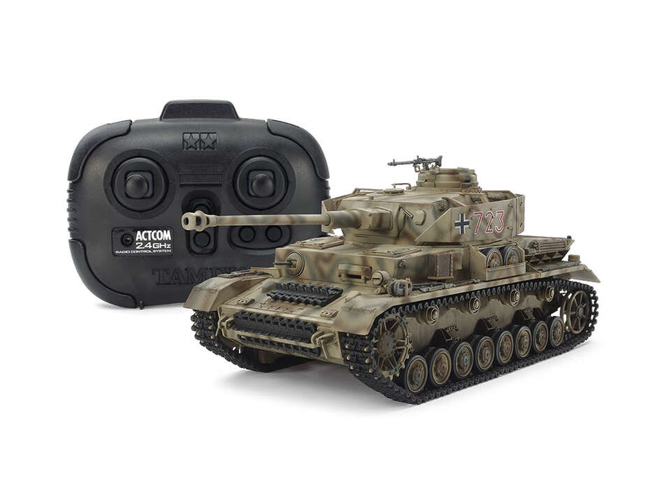 タミヤ(TAMIYA)/48218/1/35RC ドイツIV号戦車J型 (専用プロポ付き)(未組立)