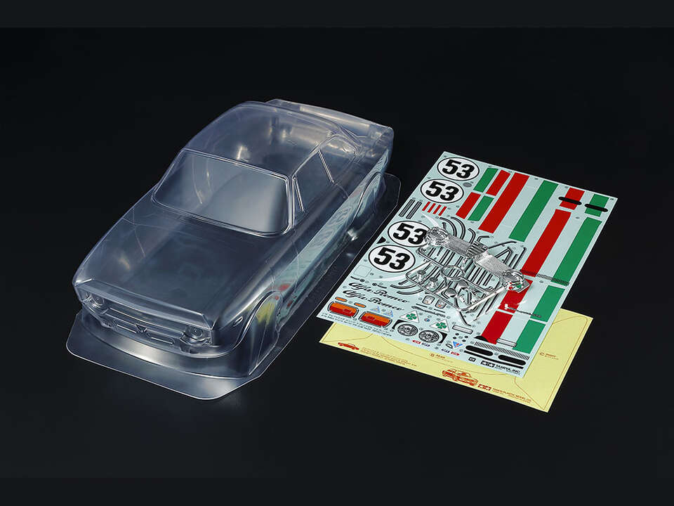 ラジコン　タミヤ　アルファロメオ　レースカー タミヤ 電動RCカーシリーズ 1/10RC アルファロメオ 155 V6 TI