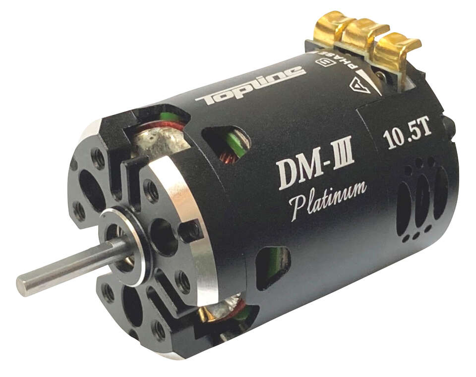 【基本送料無料】TOPLINE(トップライン)/BLM-08105_BLM-08135/ドリフト専用ブラシレスモーター DM-III Platinum 回転型(type R)
