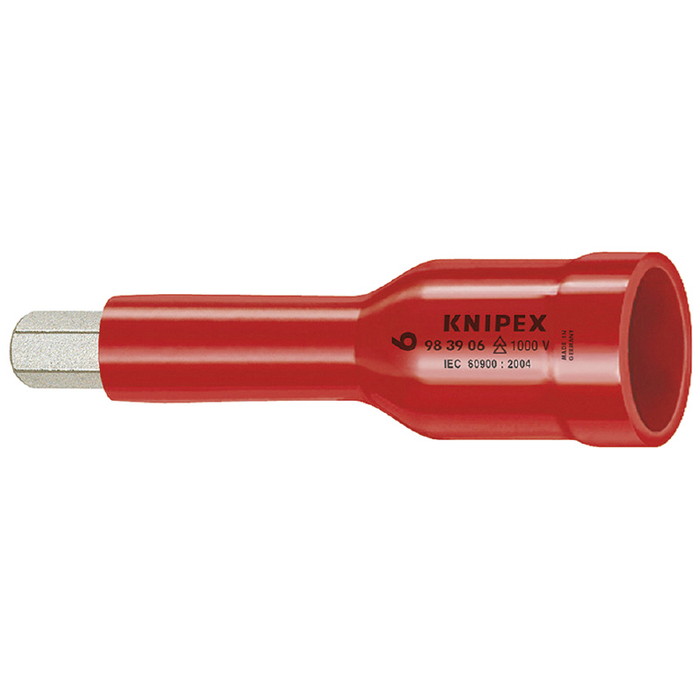 KNIPEX(クニペックス) 9849-05 (1/2SQ)絶縁ヘキサゴンソケット 1000V(代引不可)【送料無料】 6,103円