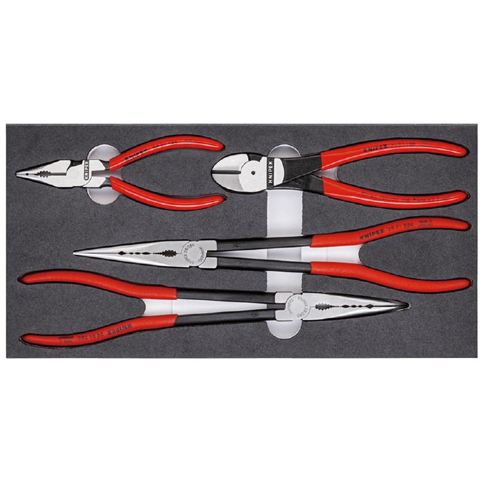 KNIPEX(クニペックス) 002001V16 プライヤーセット ウレタントレイ入り(代引不可)【送料無料】