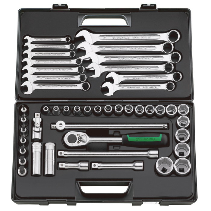 STAHLWILLE(スタビレー) 876KN (1/2SQ)ソケットレンチ&スパナセット (96032301)(代引不可)【送料無料】｜リコメン堂