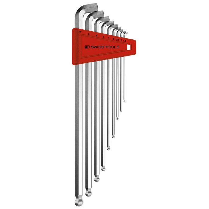PB SWISS TOOLS PBスイス 2212LH-10 ショートヘッド六角棒レンチセット(パック無し)(代引不可)【送料無料】|リコメン堂