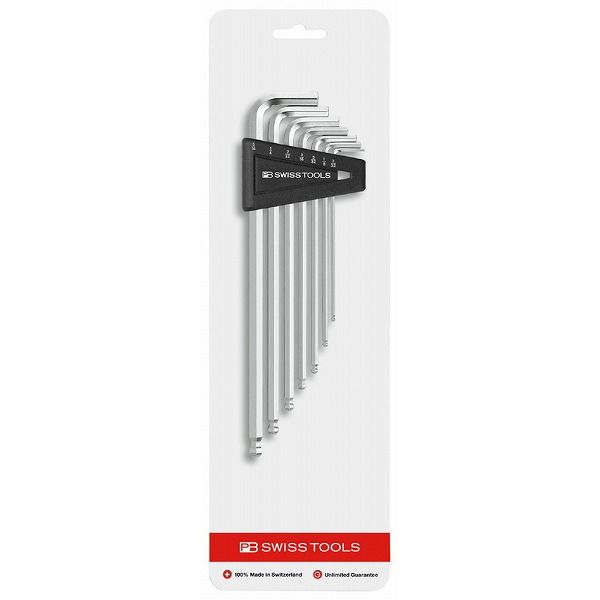 PB SWISS TOOLS 212ZLHCN ボール付ロング六角棒レンチセット(代引不可)【送料無料】|リコメン堂