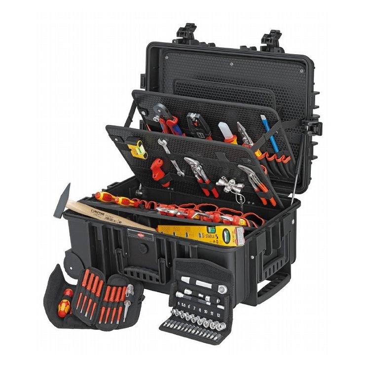 KNIPEX クニペックス 002137 電気技師用ツールセット 63PCE(代引不可)【送料無料】|リコメン堂