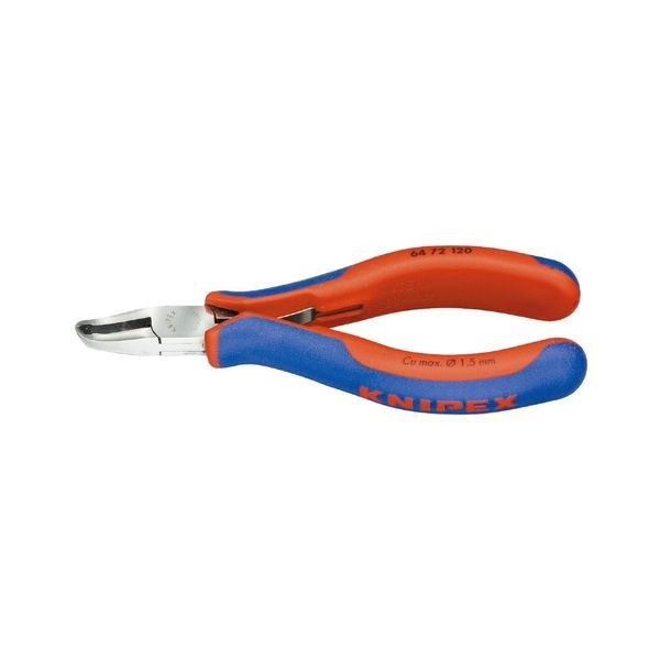KNIPEX(クニペックス) 6472-120 エレクトロニクスエンドカッティングニッパー【送料無料】(代引不可)