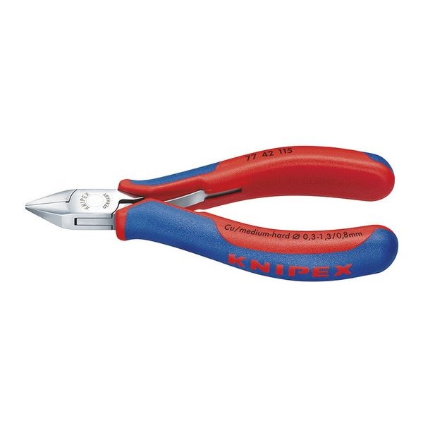 KNIPEX(クニペックス) 7742-130 エレクトロニクスニッパー【送料無料】(代引不可)|リコメン堂