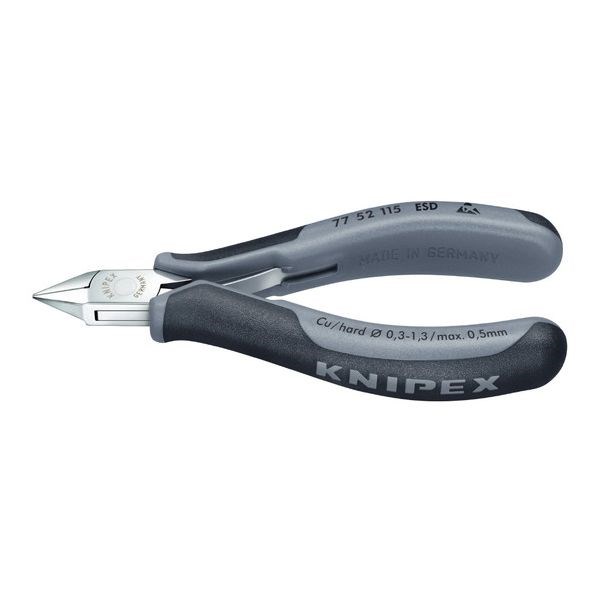 KNIPEX(クニペックス) 7752-115ESD エレクトロニクスニッパー【送料無料】(代引不可)