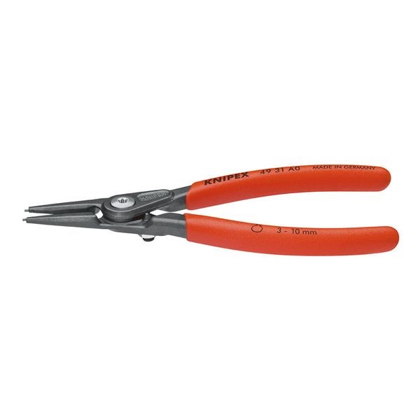KNIPEX(クニペックス) 4931-A0 軸用精密スナップリングプライヤー 直(代引不可)【送料無料】