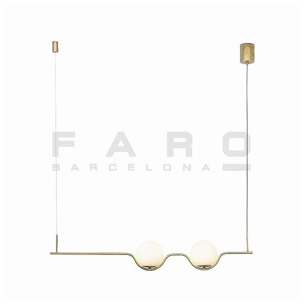 ゴーリキアイランド LE VITA Gold pendant lamp FARO INDOOR ライト FA29691(代引不可)【送料無料】|リコメン堂