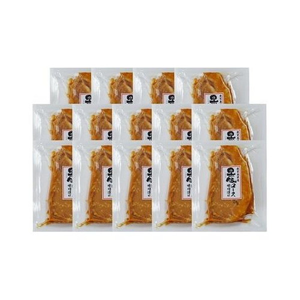鹿児島県産黒豚使用 ロース味噌漬 ギフト 産直 ご当地グルメ 熨斗 贈り物 新生活 お祝い お取り寄せ のし対応 プレゼント 誕生日 (代引不可)【送料無料】