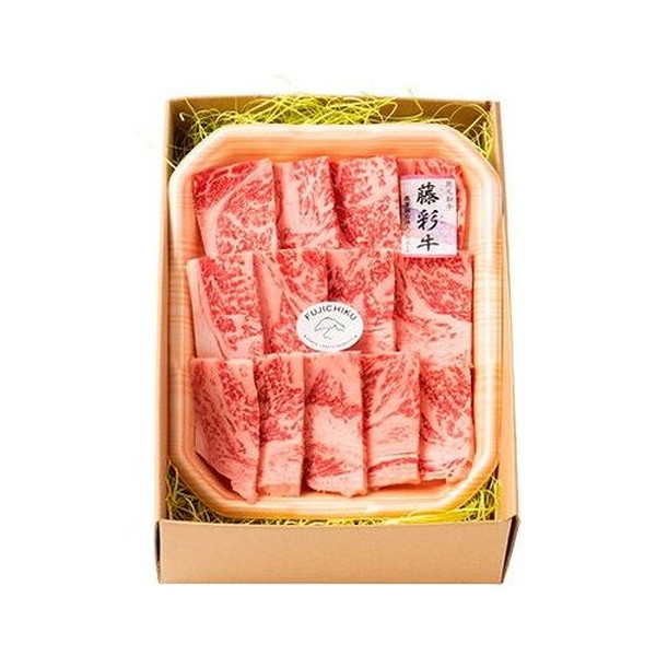 熊本 フジチク 藤彩牛ロース焼肉用 ギフト 産直 ご当地グルメ 熨斗 贈り物 新生活 お祝い お取り寄せ のし対応 プレゼント 誕生日 (代引不可)【送料無料】