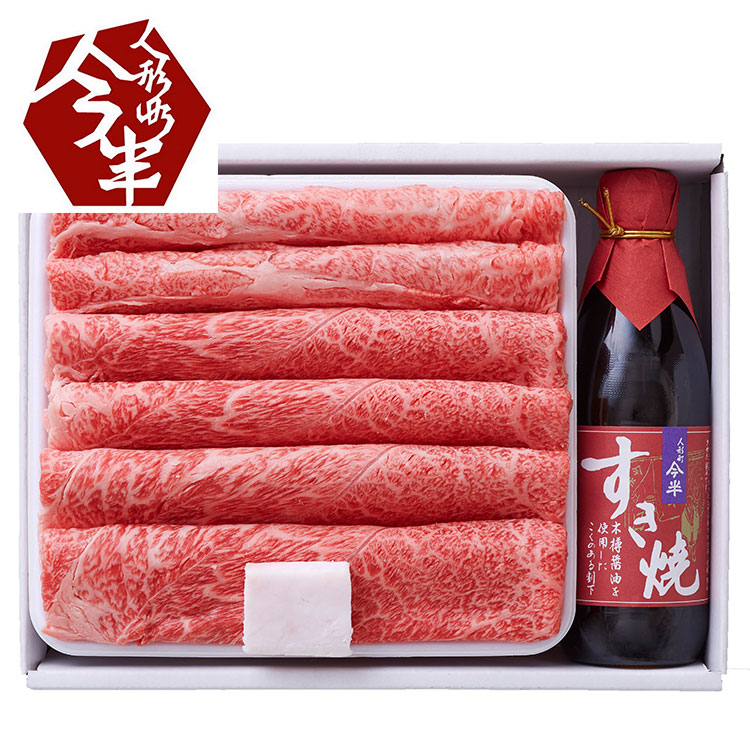 お中元 松阪牛すき焼き肉&今半割下セット ギフト 産直 ご当地グルメ 熨斗 贈り物 のし対応 プレゼント 誕生日 (代引不可)【送料無料】｜リコメン堂