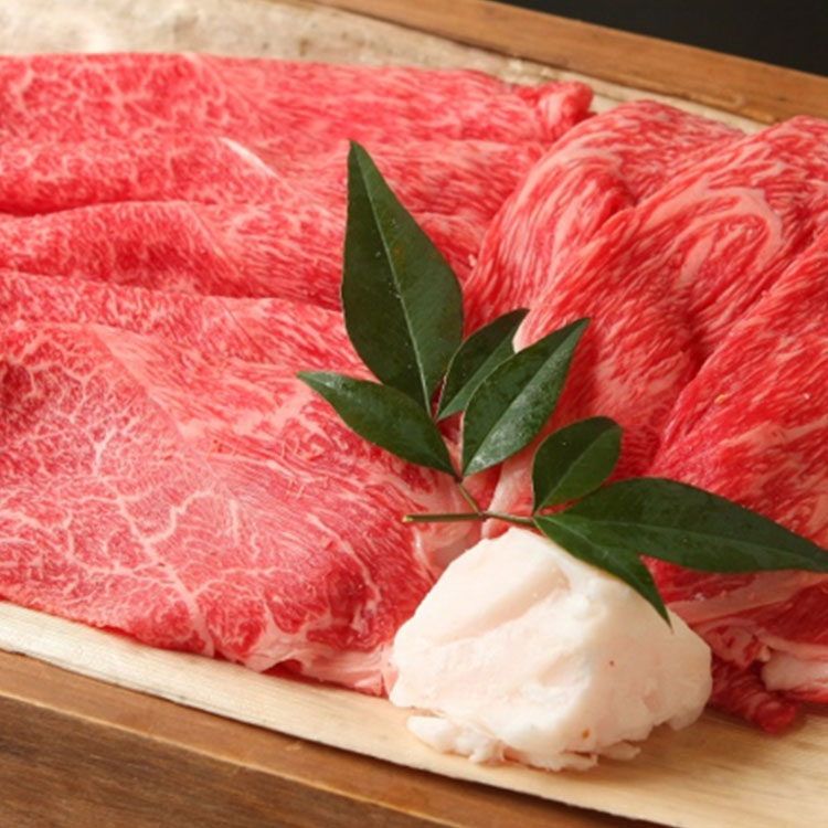 お中元 滋賀「徳満」近江牛すきやき用 ギフト 産直 ご当地グルメ 熨斗 贈り物 のし対応 プレゼント 誕生日 (代引不可)【送料無料】｜リコメン堂