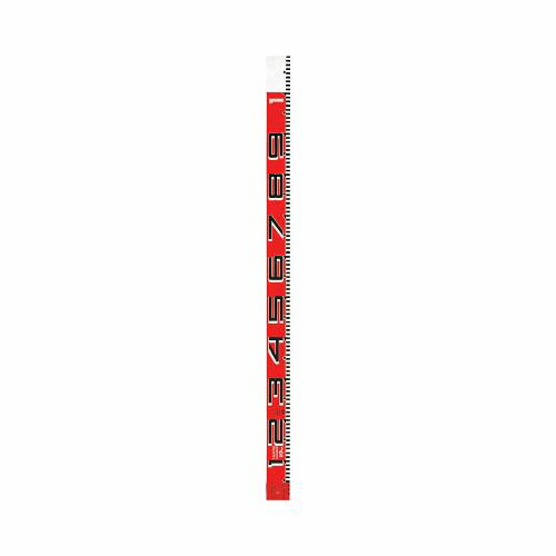 タジマ シムロンロッド長さ 10m/裏面仕様 1mアカシロ/紙函 SYR10K(代引き不可)【送料無料】