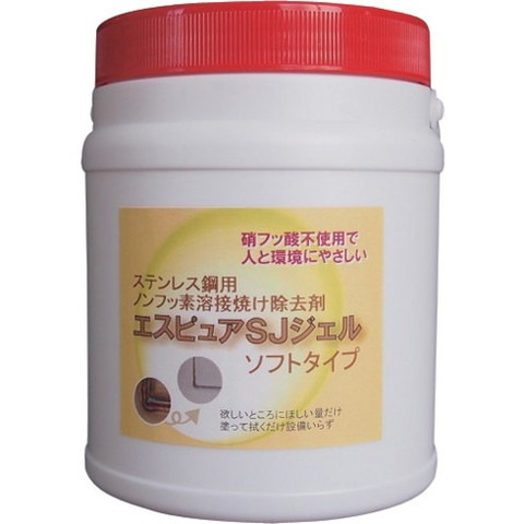 佐々木化学 ステンレス溶接焼ケ除去剤 エスピュアSJジェル(低粘度タイプ)1kg SJJELSOFT1000G(代引不可)【送料無料】｜リコメン堂