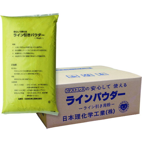 ダストレス ラインパウダー5キロ×4袋 黄 ダストレス DLP5Y 測定 計測用品 測量用品 墨つぼ チョークリール(代引不可)【送料無料】