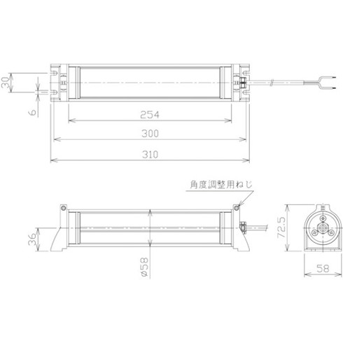 日機 防水型LEDリニアライト AC100-240V(3mコード付キ) 日機 NLM10SGAC 工事 照明用品 作業灯 照明用品 照明器具(代引不可)【送料無料】|リコメン堂