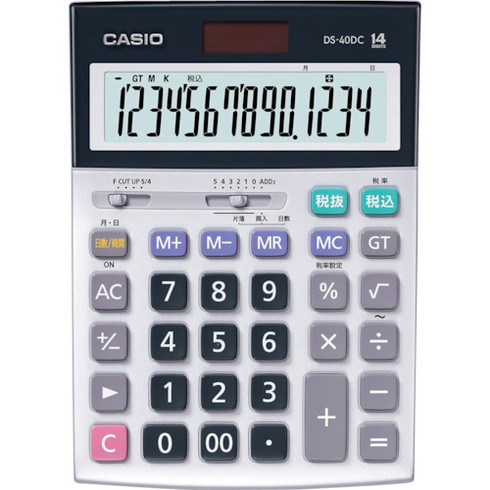 カシオ 本格実務電卓 カシオ DS40DC オフィス 住設用品 オフィス備品 電卓(代引不可)【送料無料】|リコメン堂