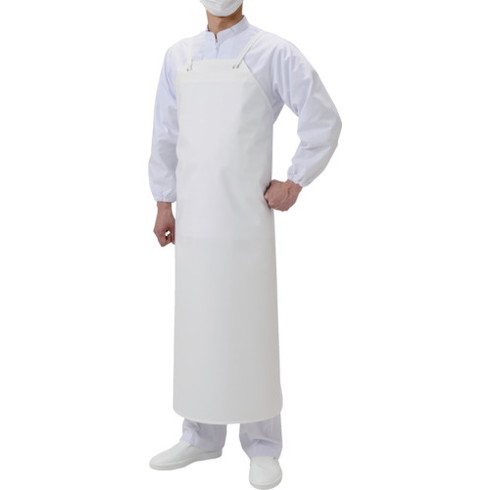 弘進ゴム タフライトソフト 胸付前掛 白 Sサイズ 弘進ゴム G0477CAS 保護具 保護服 防護服 エプロン(代引不可)【送料無料】