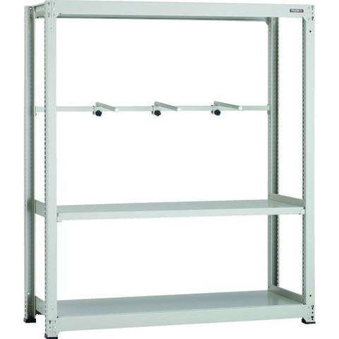 TRUSCO トラスコ M3型中量棚 1500X571XH1800 3段 アーム1段 単体 M36563A1 組立品 組立設置不可(代引不可)【送料無料】