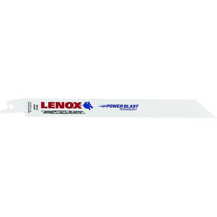 LENOX バイメタルセーバーソーブレード B810R 200mmX10山25マイ入 LENOX社 電動 油圧 空圧工具 切断用品 セーバーソーブレード(代引不可)【送料無料】 13,143円