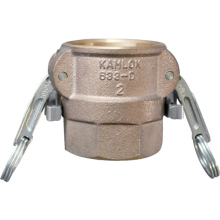 トヨックス カムロック ツインロックタイプカプラー メネジ ブロンズ 633-DBL1-1/2インチ BR トヨックス 空圧用品 流体継手 チューブ 金属カップリング(代引不可)【送料無料】
