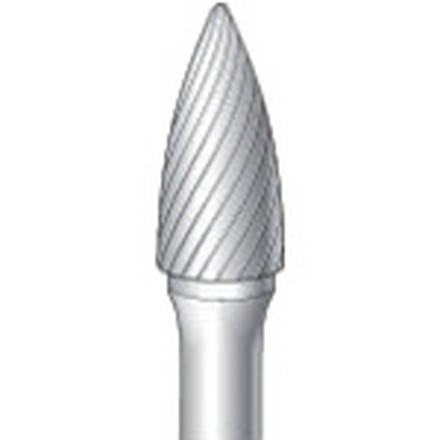 ナカニシ チタンコート超硬カッター 砲弾シングルカット刃径10mm 刃長20mm ナカニシ 電動 油圧 空圧工具 研削研磨用品 超硬バー(代引不可)【送料無料】｜リコメン堂