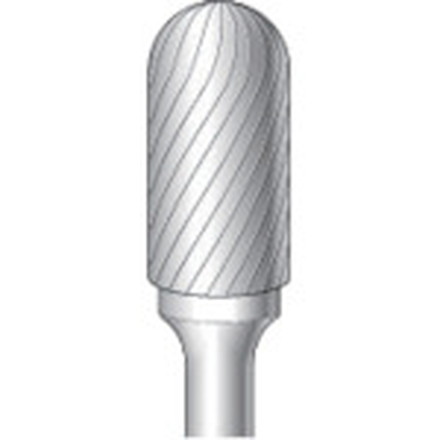 ナカニシ 超硬カッター 円筒先丸シングルカット刃径12.7mm 刃長25mm ナカニシ 電動 油圧 空圧工具 研削研磨用品 超硬バー(代引不可)【送料無料】｜リコメン堂