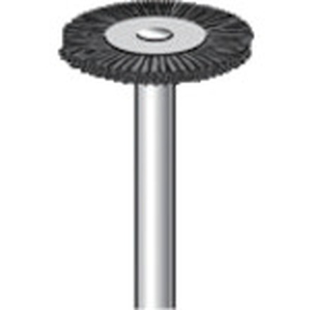 ナカニシ 毛ブラシ ハード 馬毛 10本入 外径17mm ナカニシ 電動 油圧 空圧工具 研削研磨用品 軸付ブラシ(代引不可)【送料無料】