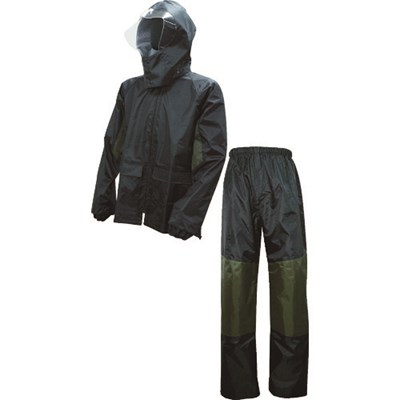 K-WORK R-01 OXハードレインスーツ ブラック M R01BKM 保護具 作業服 雨具(代引不可)【送料無料】