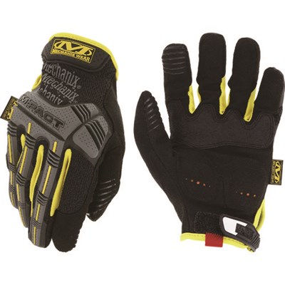 MECHANIX M-Pact ブラック/イエロー XL MPT01011 保護具 作業手袋 防振手袋(代引不可)【ポイント10倍】【送料無料】｜リコメン堂