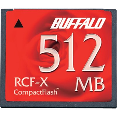 バッファロー コンパクトフラッシュ ハイコストパフォーマンスモデル 512MB RCFX512MY オフィス・住設用品 OA用品 メモリ(代引不可)【ポイント10倍】【送料無料】｜リコメン堂 9,908円