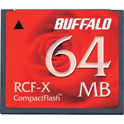 バッファロー コンパクトフラッシュ ハイコストパフォーマンスモデル 64MB RCFX64MY オフィス・住設用品 OA用品 メモリ(代引不可)【ポイント10倍】【送料無料】｜リコメン堂